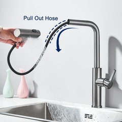VÒI CHÉN RÚT DÂY 4 CHẾ ĐỘ NƯỚC B-GEM BG-EV007T
