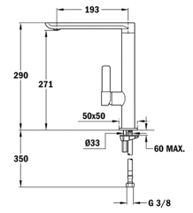 Vòi rửa TEKA TOTAL FO 915