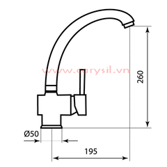 Vòi Rửa CARYSIL G 2411