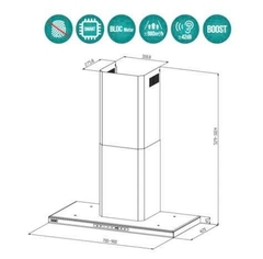 Máy Hút Mùi GRANDX GX H70C69G