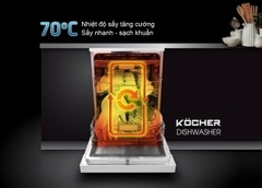 Máy rửa chén KOCHER KDEU-8835BL Series 6