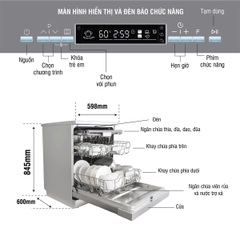 Máy rửa chén KOCHER KDEU-8835BL Series 6