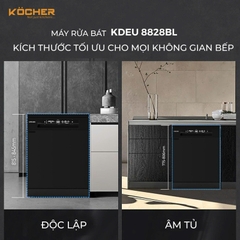 Máy rửa chén KOCHER KDEU-8828BL Series 7