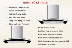 Máy Hút Mùi CHEFS EH-R506E7G