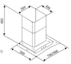 Máy Hút Mùi LATINO LT-C05/70 BLACK