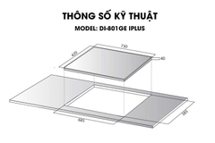 Bếp Từ KOCHER DI-801GE IPLUS