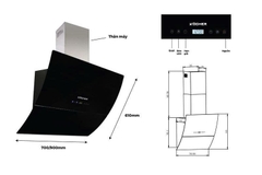 Máy Hút Mùi KOCHER K-2080E 70