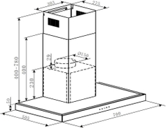 Máy Hút Mùi KOCHER K-225C PRO 70