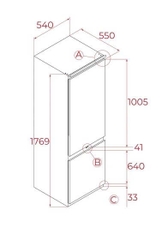 Tủ lạnh RBF 73380 FI EU