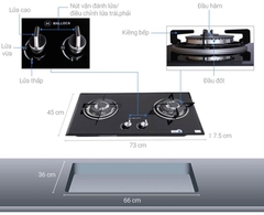 Bếp Gas Malloca GHG 732A New