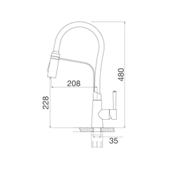 Vòi Rửa Malloca K596S