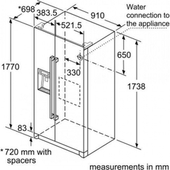 Tủ Lạnh BOSCH KAD90VB20|Serie 6