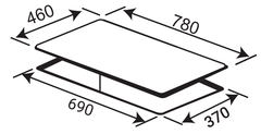 Bếp gas âm KAFF KF-321