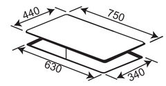 Bếp gas âm hồng ngoại KAFF KF-608I