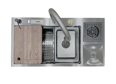 CHẬU RỬA INOX KAFF KF-FYD8846-B