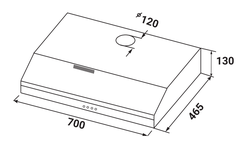 Máy Hút Mùi KAFF KF-S70HD