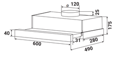 Máy Hút Mùi KAFF KF-TL1006W