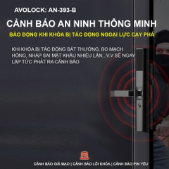 Khóa Vân Tay Cửa Nhôm Xingfa AVOLOCK AN-393-B