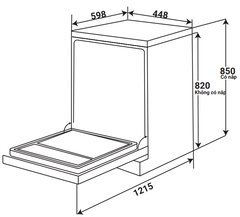 MÁY RỬA CHÉN KF - W45A1A401J