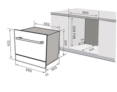 Máy Rửa Chén KAFF KF-BISMS8 (08 Bộ)