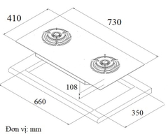 Bếp Gas Hồng Ngoại EUROSUN EU-GN08