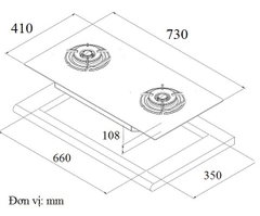 Bếp Gas Hồng Ngoại EUROSUN EU-GN09