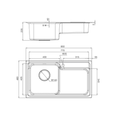 Chậu Rửa Malloca MS 1028 N