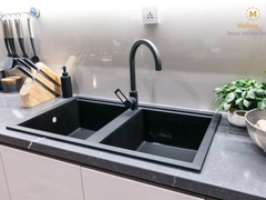 Chậu Rửa Malloca NERO K-45040 (nano)
