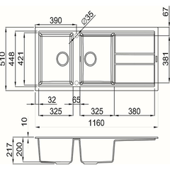 Chậu Rửa Malloca NERO K-50040 (Nano)