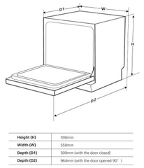 Máy Rửa Chén Rosieres RDCP 8S-04 (08 Bộ)