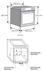 Lò Nướng Rosieres RFN3151PN/E