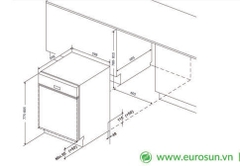 Máy Rửa Chén EUROSUN SMS78EU12EB