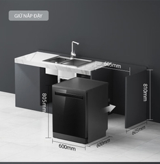 MÁY RỬA BÁT EUROSUN SMS82EU88B