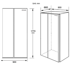 Tủ Lạnh SPELIER SP 570 IT-SS