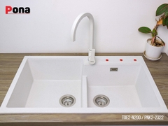 Chậu Rửa PONA TOE2-N200/Bianca
