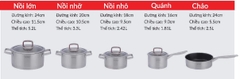 Bộ Nồi EUROSUN MC1808-Royal