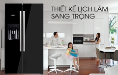 Tủ Lạnh Side By Side KAFF KF-SBS600GLASS