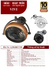 Quạt Trần Cho Người Giàu MR.VŨ VIVI