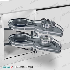 Kệ Góc Liên Hoàn Hình Lá GrandX XM.420S (L/R)