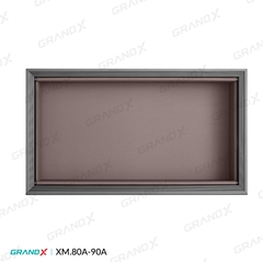 Ngăn Kéo Đựng Quần Áo Bọc Da Cao Cấp - High Class Grey GrandX XM.80A