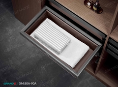 Ngăn Kéo Đựng Quần Áo Bọc Da Cao Cấp - High Class Grey GrandX XM.80A