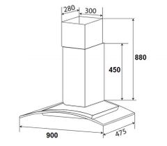 Máy Hút Mùi KAFF KF-GB973