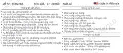Bếp Từ EUROGOLD EUH2288