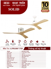 Quạt Trần Cho Người Giàu MR.VŨ SOLID 52 MP