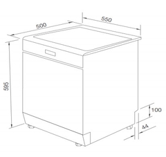 Máy Rửa Chén TOMATE TOM 4301-W08