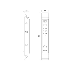 Khóa Điện Tử SHARP S9-FV BROWN