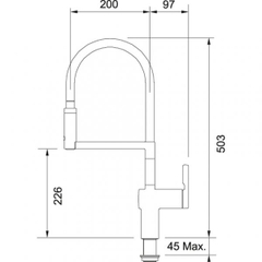 Vòi Rửa FRANKE FS HF SWSP DS STEEL OPTICS (115.0370.611)