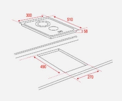 Bếp Từ TEKA TOTAL TZC 32320 TTC BK