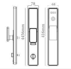 Khóa Vân Tay Cửa Gỗ AVOLOCK AL-83FRVT-B