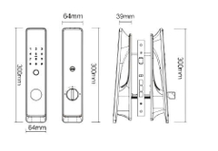 Khóa Vân Tay Cửa Gỗ AVOLOCK AL-81FRVT-B